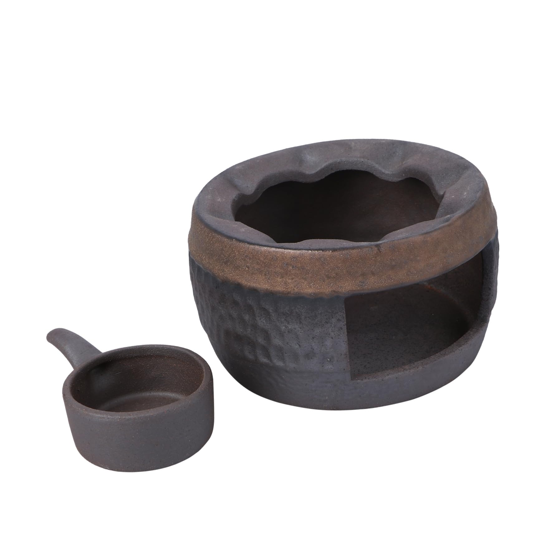 PRETYZOOM 1Pc Retro Ceramic Tea Warmer with Candle Holder Handmade Teapot Warmer for Heating Tea Aroma Elegant and Practical Tea Heater Stove Unique Vintage Design for Tea Lovers