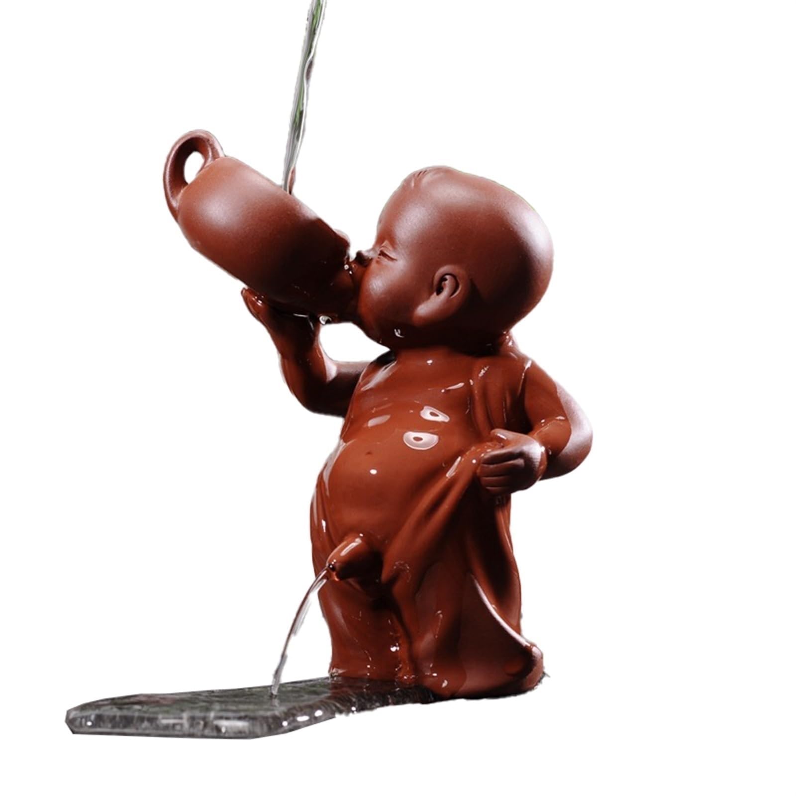 Amazon.co.jp: クリエイティブ Zisha おもらし茶ペット人形装飾