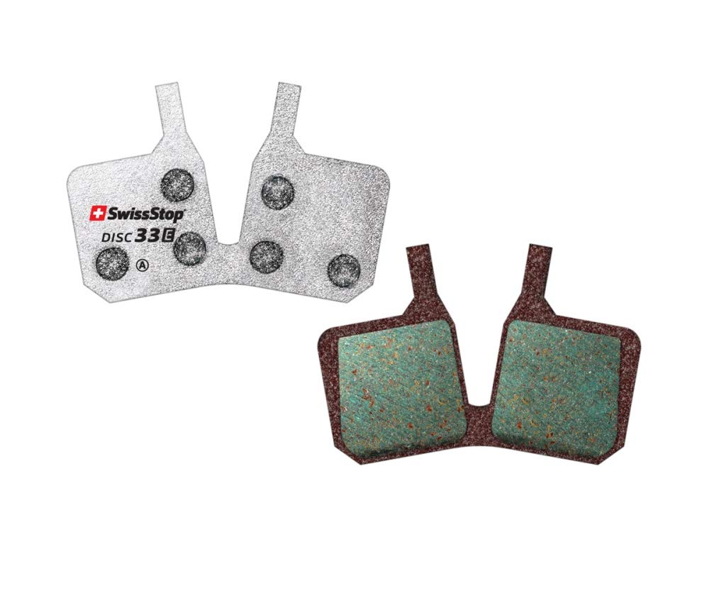 SwissStopD33 E Organic Disc Pads for Magura MT5, MT7, Mountain Bike, Silver