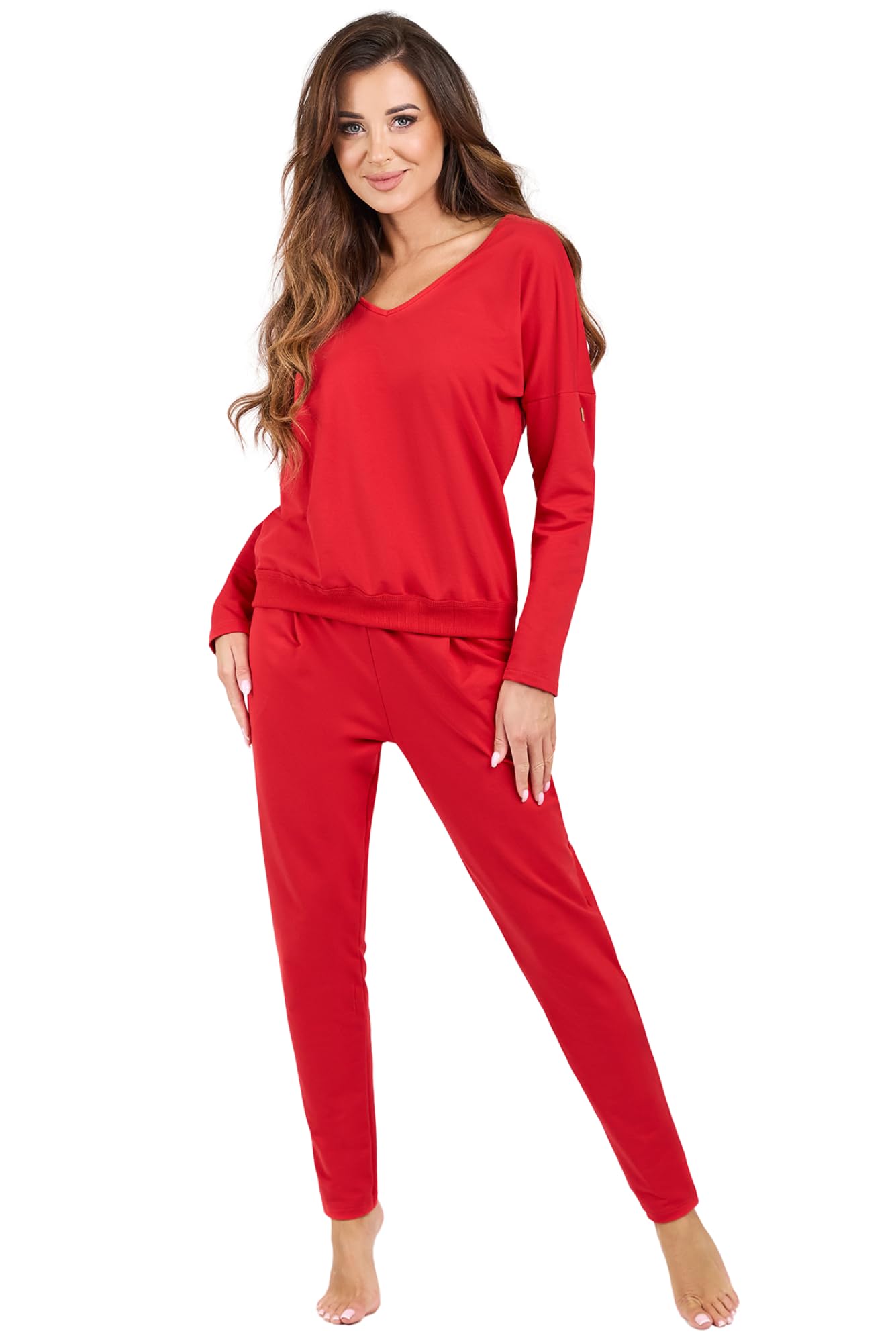 Italian Fashion Tuta Donna Completa Casual | Tute Donna Eleganti | Tuta Sportiva per Autunno Inverno Primavera ed Estate | Completo 2 pezzi con Pantaloni S-XXL