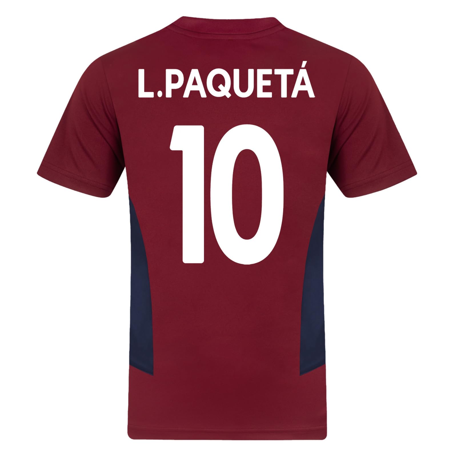 West Ham United FC Mens L.Paqueta 10 Poly T-Shirt Claret XL
