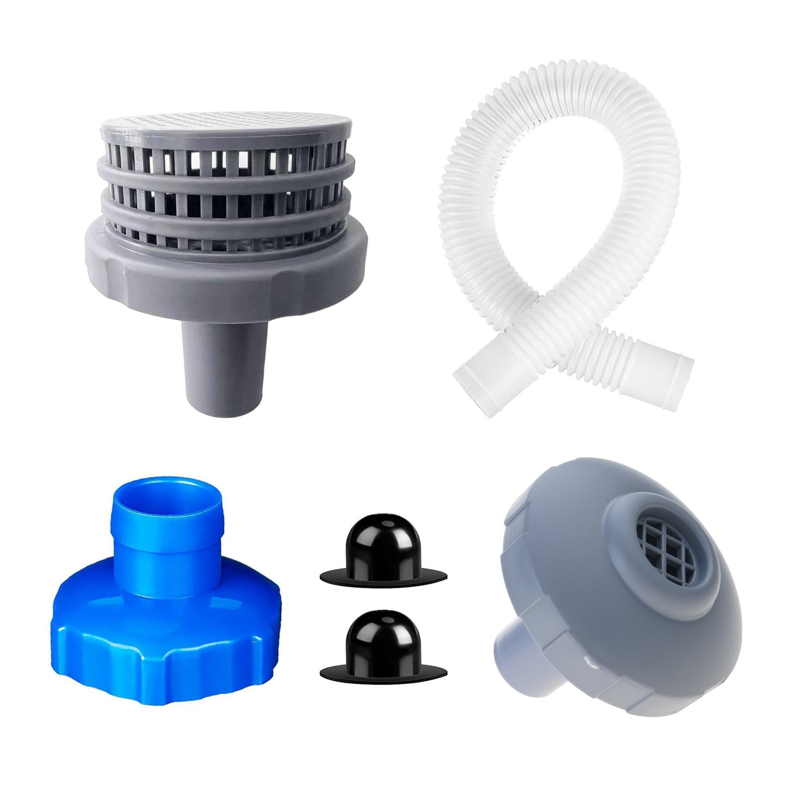 YROHGKPN Practical Accessories Strainer Hole Plugs Useful Accessories Strainer Connectors Skimmers Hose Suitable for 25022E Pool Pool Water Maintenance
