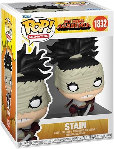 Funko Pop Animation: My Hero Academia - Stain - (Chizome Akaguro) - Figura de vinilo coleccionable - Idea de regalo - Producto oficial - Juguetes