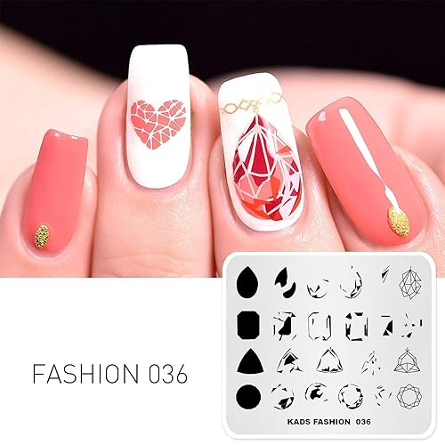 Miniatura 5 de Rolabling Nail Art Estampación Placas Estampación Plantillas Jugando Tarjeta Patrón Placa de Uñas Plantilla Imagen Placa Stencil Uñas Herramienta