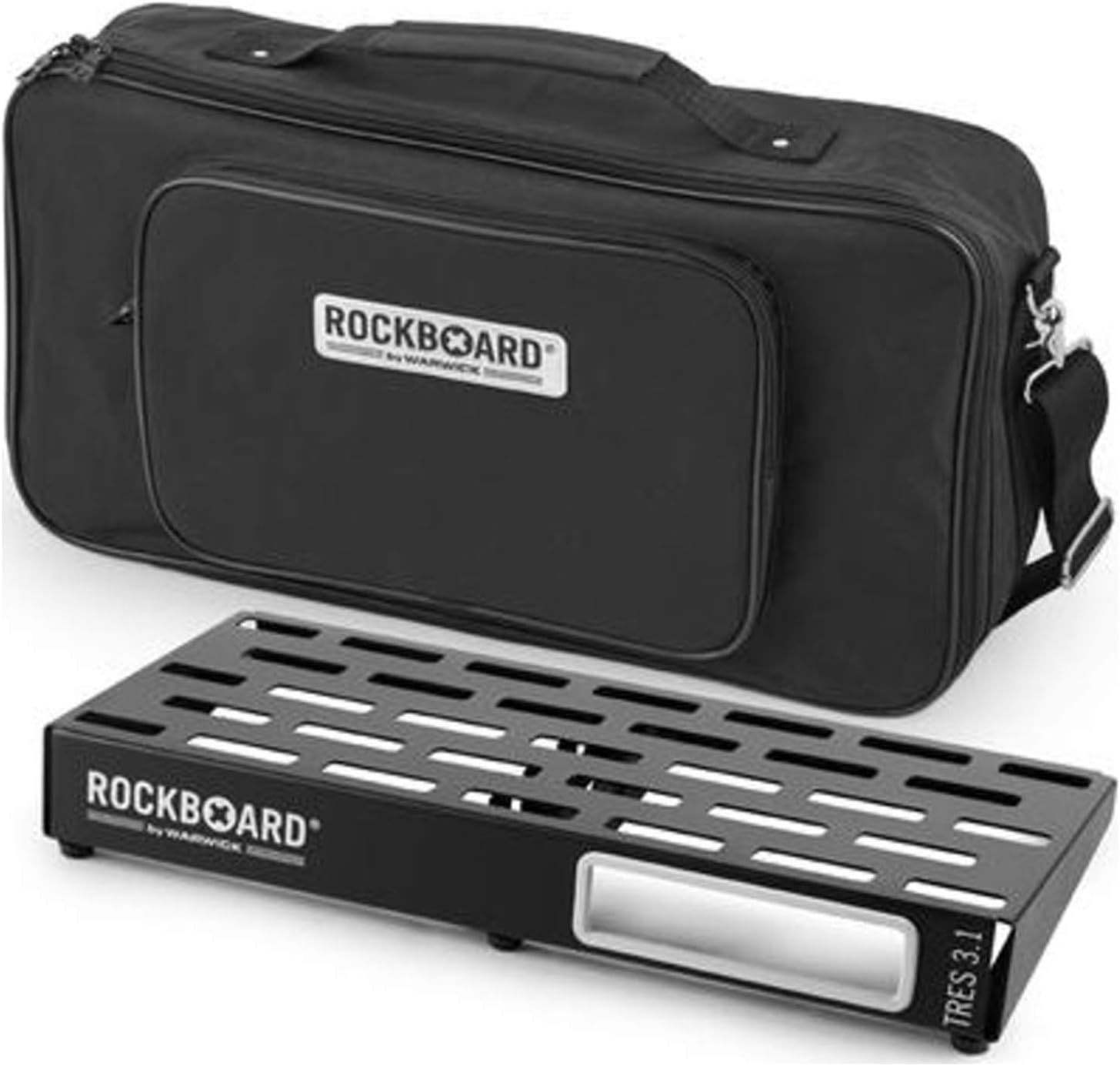 RockBoard TRES 3.1-20.08in x 9.29in Pedalboard w/Gig Bag