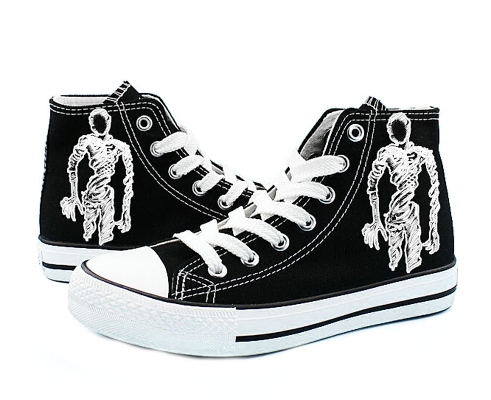 Telacos Ajin Manga Cosplay Shoes Canvas Shoes Sneakers Black/White