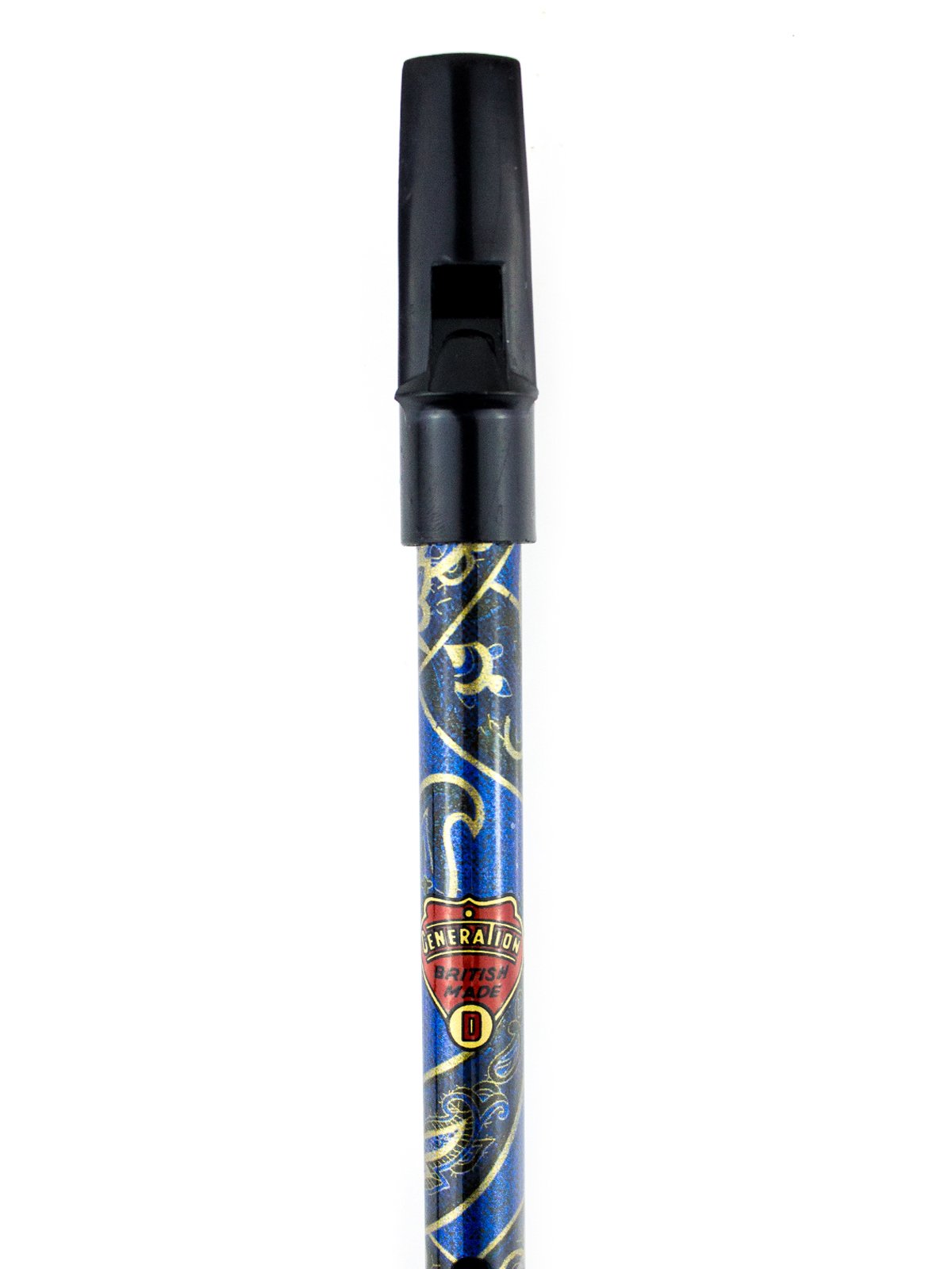 GEWA Flageolet Boho Whistle Stimmung D, blau