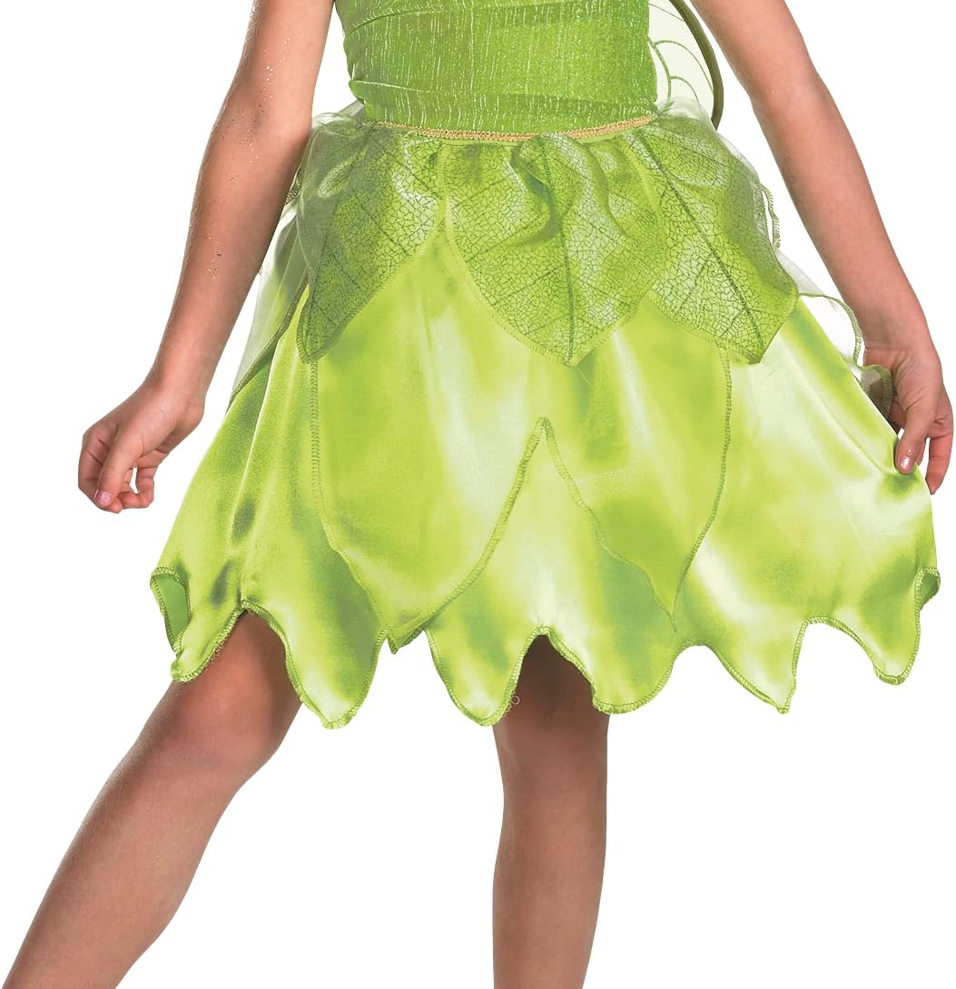 Disguise Tinker Bell Costume, Officially Licensed Tinker Bell and The Fairy Rescue for Girls, Medium (7-8) - Image 3