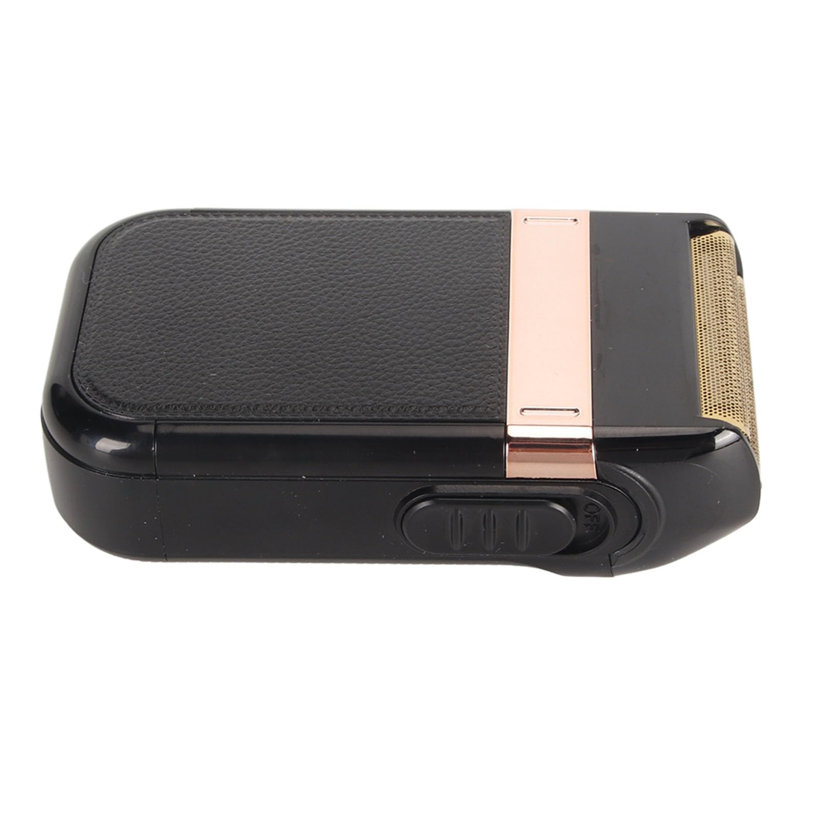 Regolabarba Mini Tagliacapelli Efficiente e Potente per Viaggi a Casa Design Nero Ricaricabile