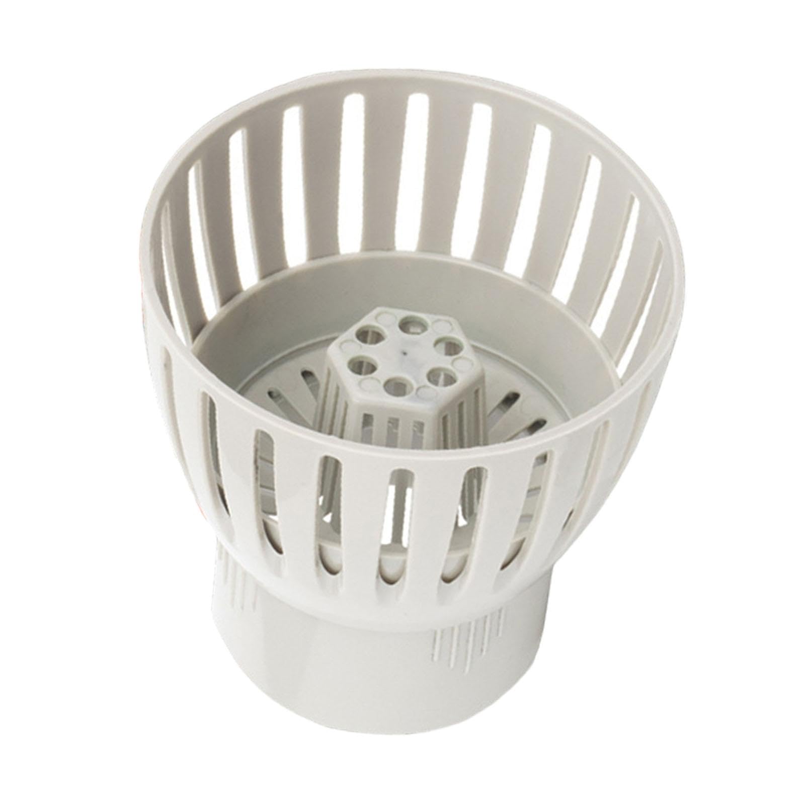 perfk Colector de Hojas de desechos Skimmer para Piscina, reemplazo de Doble Capa, 110mm
