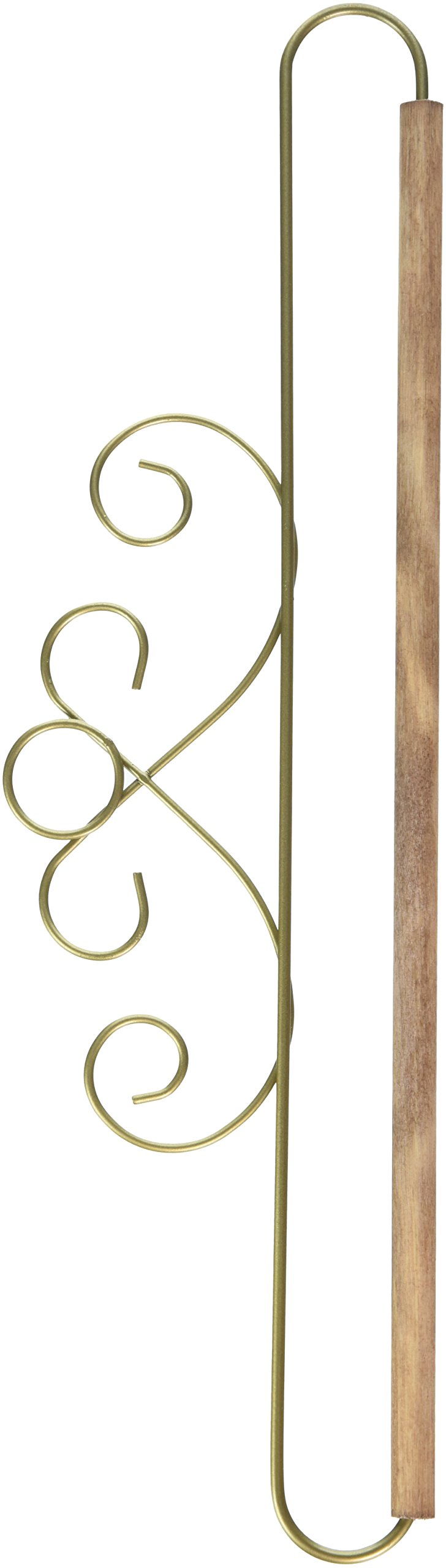 Ackfeld 12in Gold French Curl Hanger, 12"