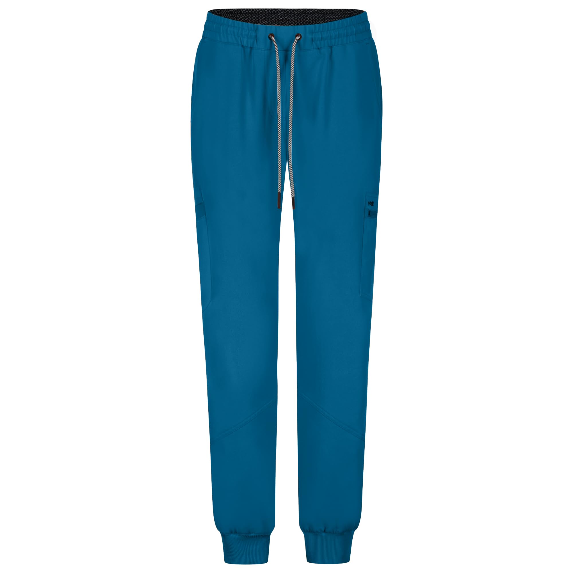 B-well Ricci Pantaloni Infermiere Donna Pantaloni Sanitari Donna Elastici Pantaloni Medici Donna Spandex con Elastico in Vita e 7 Tasche