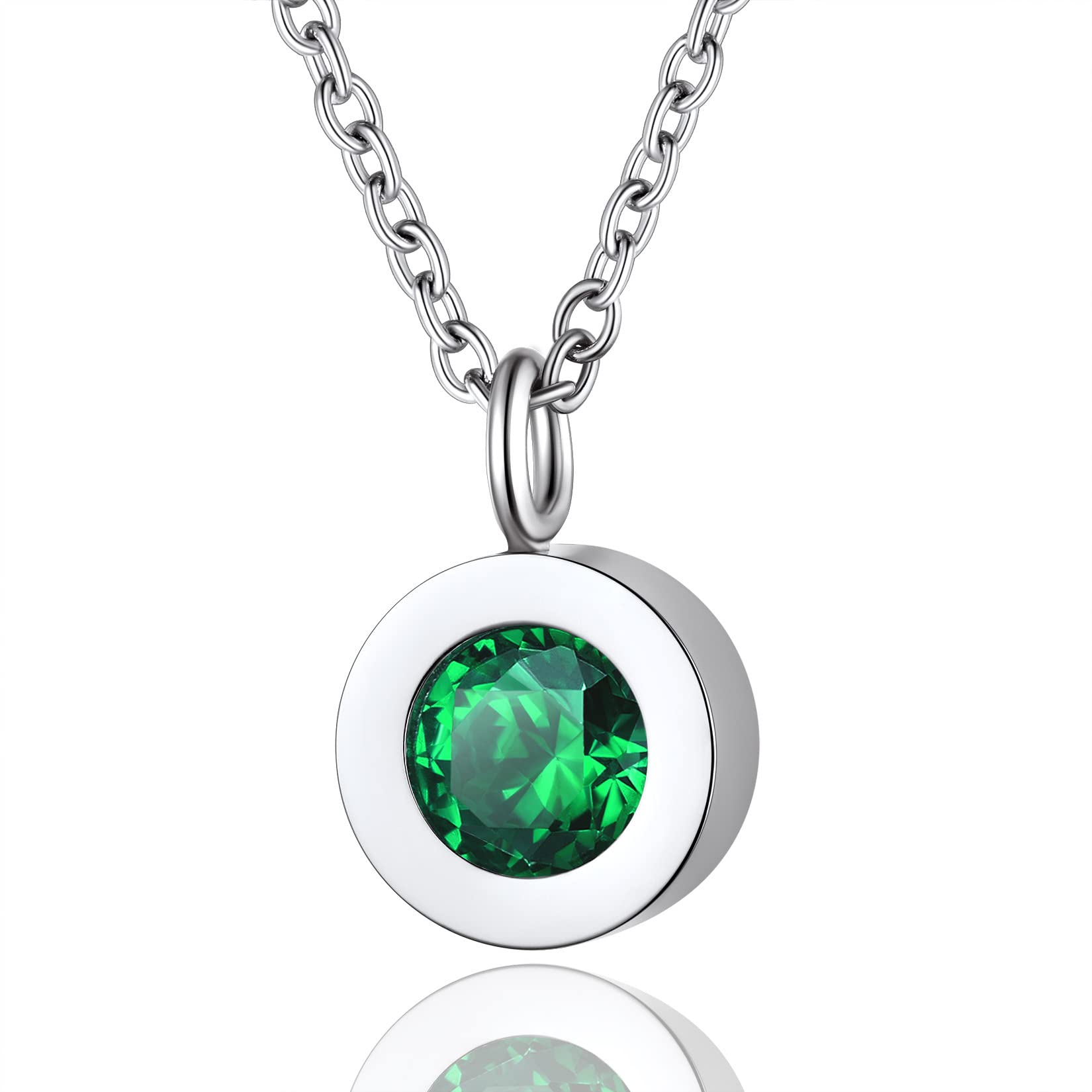 ChainsProWomen 5A+ Birthstone Necklace, Birthday Jewellery Gift for Christmas Anniversary (with Gift Packing)