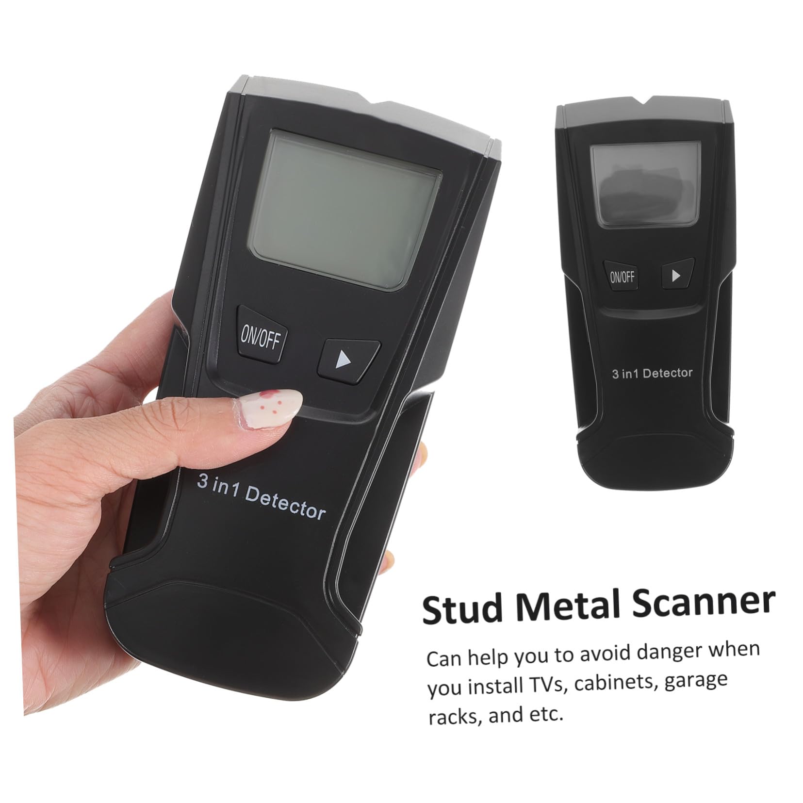 Détecteur de Murs 9v Écran Lcd, Métal et Fil sous Tension