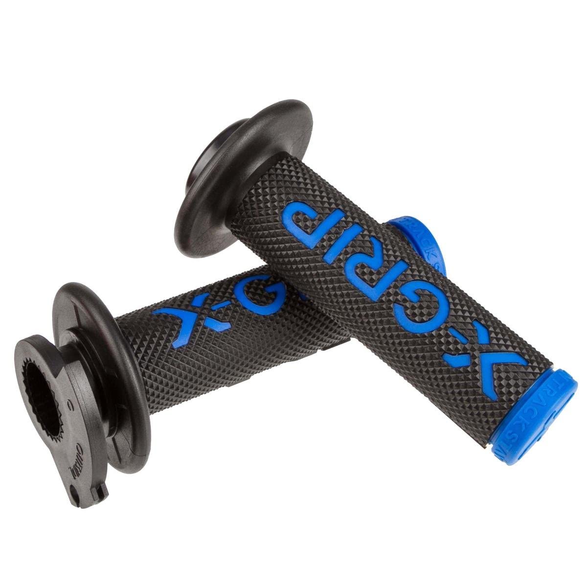 X-Grip Braaap Lock-On Poignées Bleu