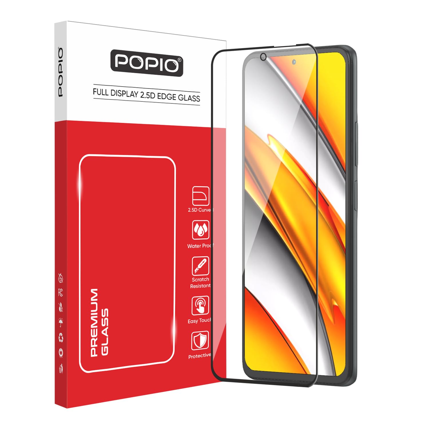 POPIO Military-Grade Gorilla Tempered Glass for Redmi Note 17 | 9H Hardness, Edge-to-Edge, Bubble-Free — Amazon image 27