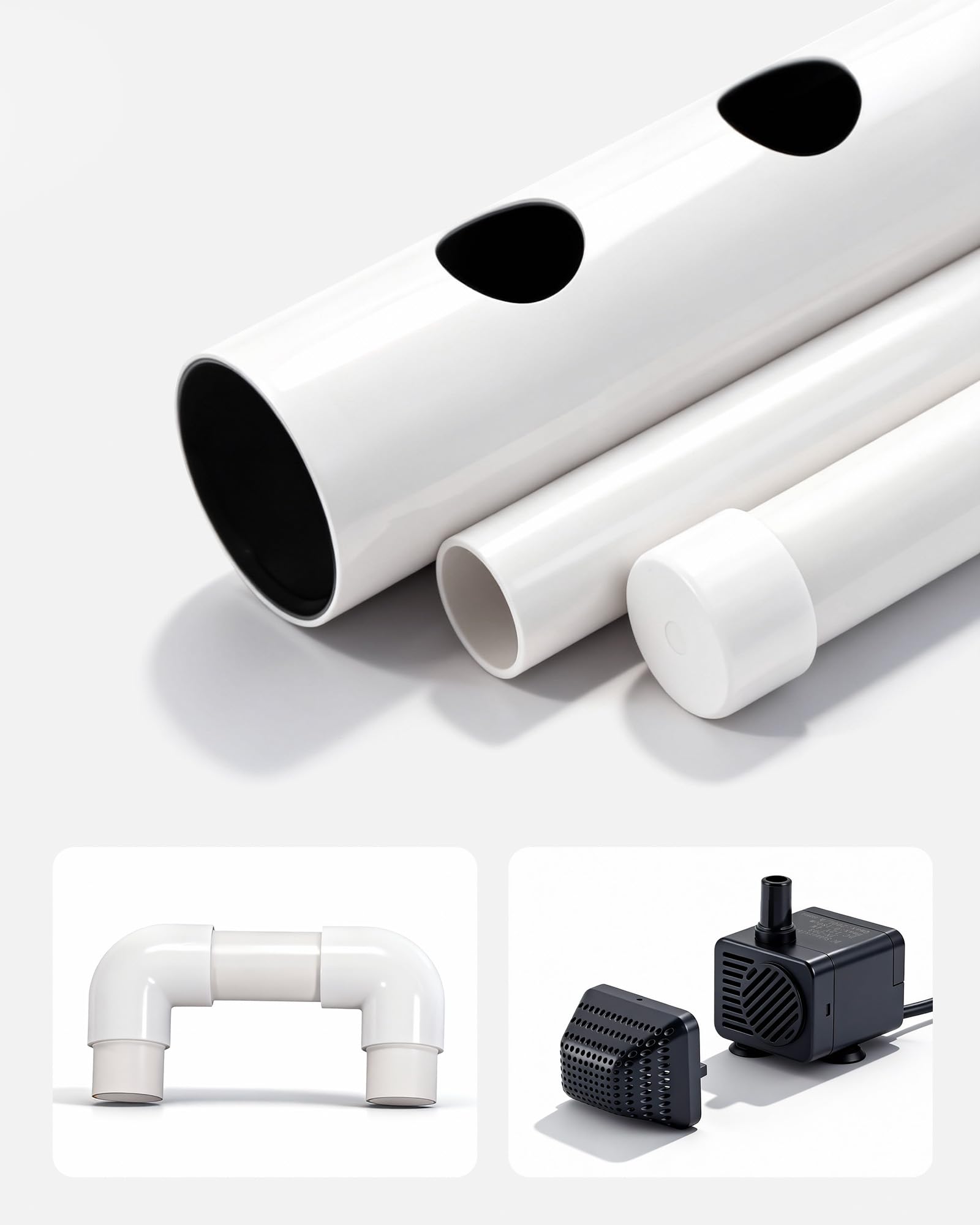 VEVOR Juego de Sistema de Cultivo Hidropónico 3 Niveles y 90 Sitios, con Riego Programado, Tuberías Que Bloquean Luz y Sol, Kit de Cultivo para Hortalizas, Frutas, Hierbas sin Tierra en Interiores