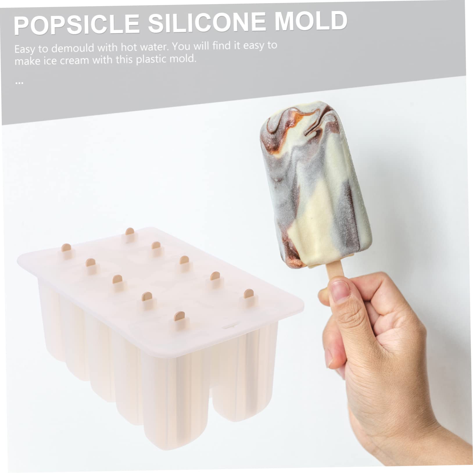 PartyKindom Moule à Glace Maison Pour Facile à Utiliser Et Réutilisable Pour Cas Glacés Diy