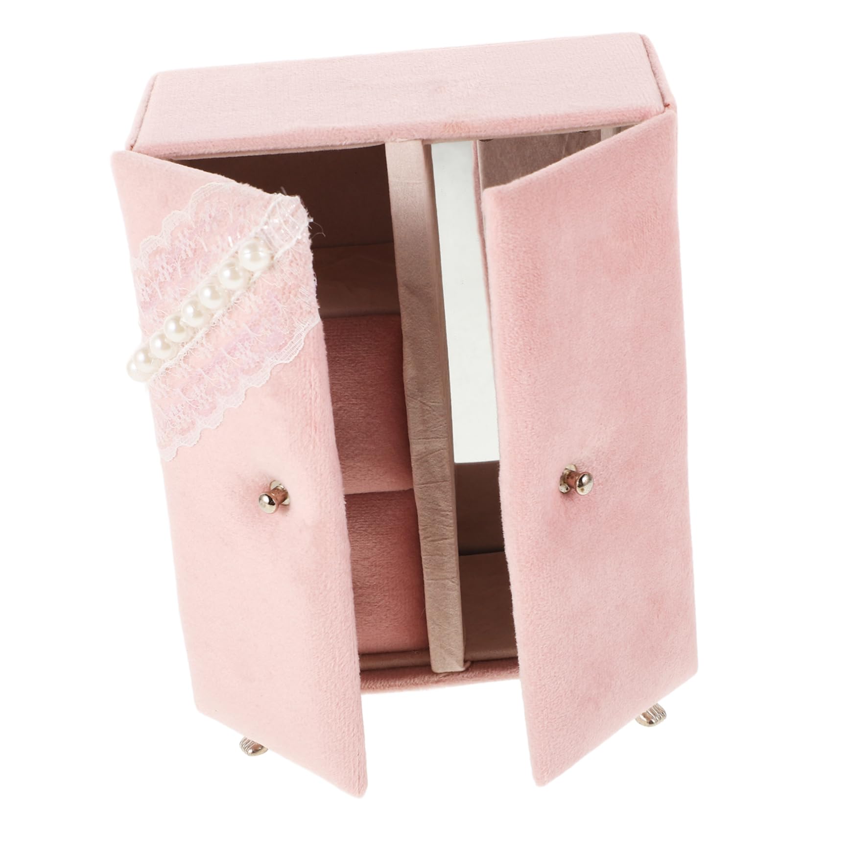 Boîte à bijoux avec dentelle de perles le cadeau idéal pour femme
