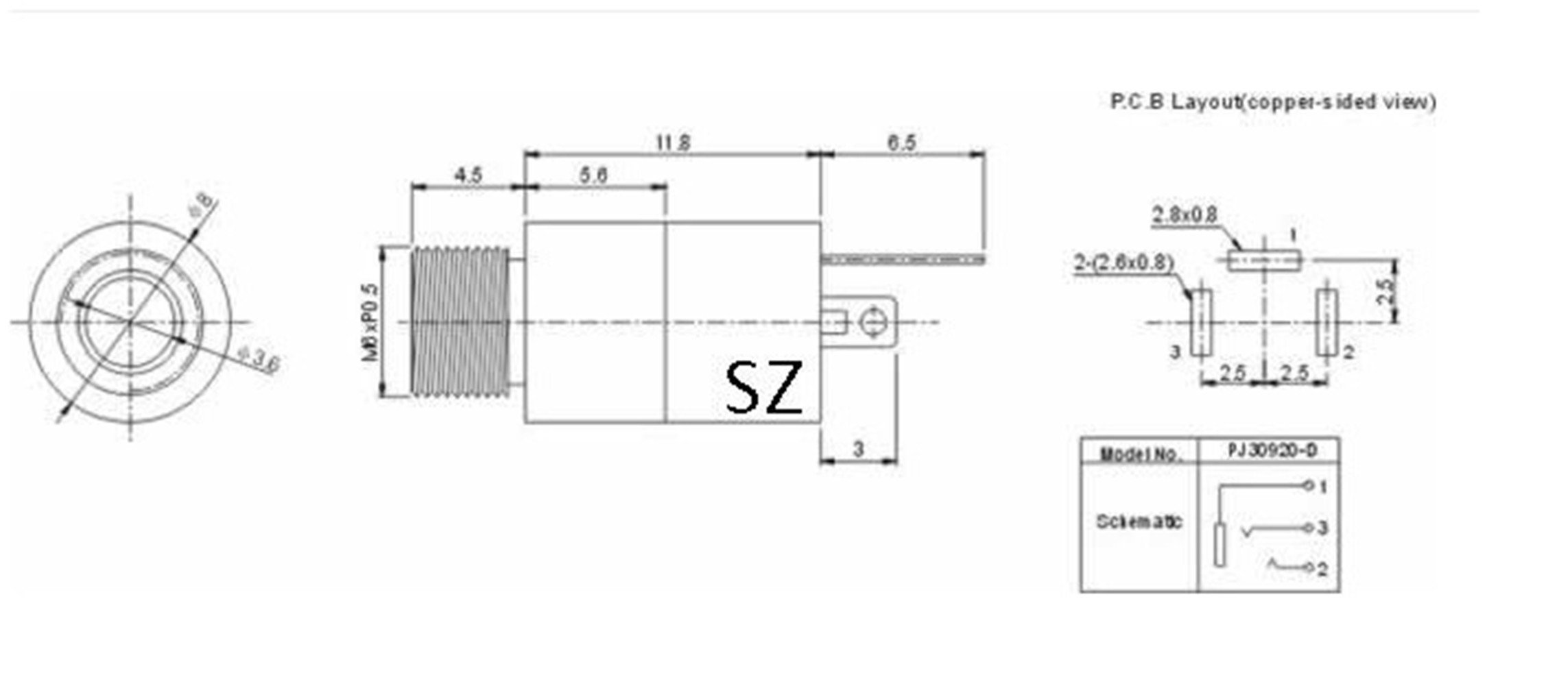 HALJIA Stereo-Buchse für Leiterplatte, für Kopfhörer, Audio-Verbinder