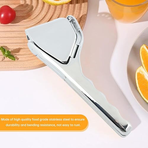 Miniatura 9 de Exprimidor de limón de acero inoxidable, exprimidor manual de limón, exprimidor de cítricos de mano, extractor de jugo para cítricos, lima y naranja