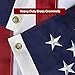 American Flag 8x12 FT Embroidered Stars, Sewn Stripes, Brass Grommets USA US Flag Polyester Long Lasting for Outdoor Use