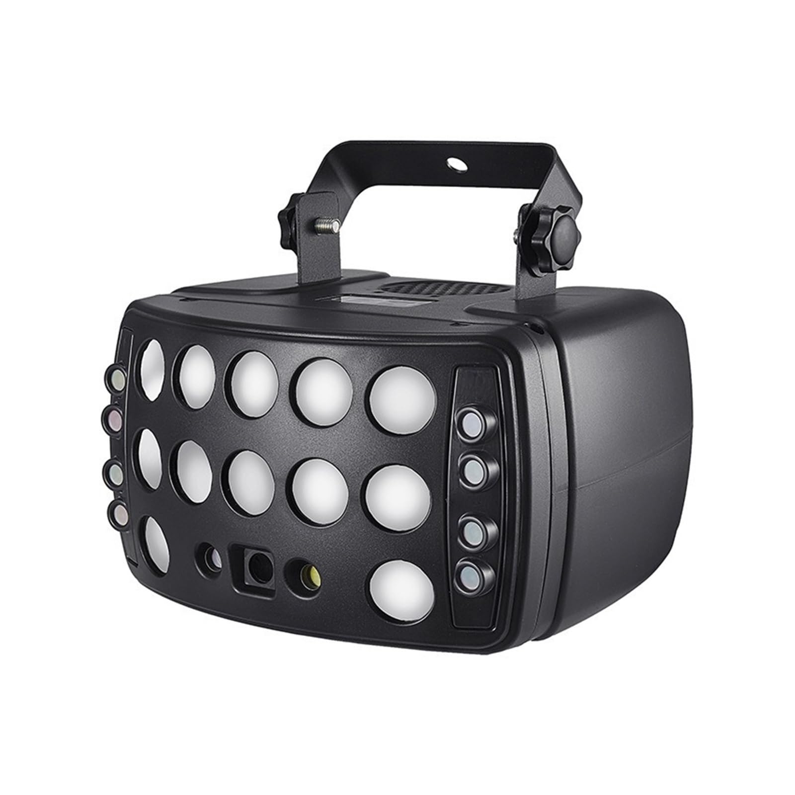 Lampes d'éclairage de scène, 4in1 rouge pluie modèles lumière LED stroboscope RGBW Derby faisceau effet d'éclairage de scène DJ Disco fête vacances mariage carnaval lampe(No Remote)