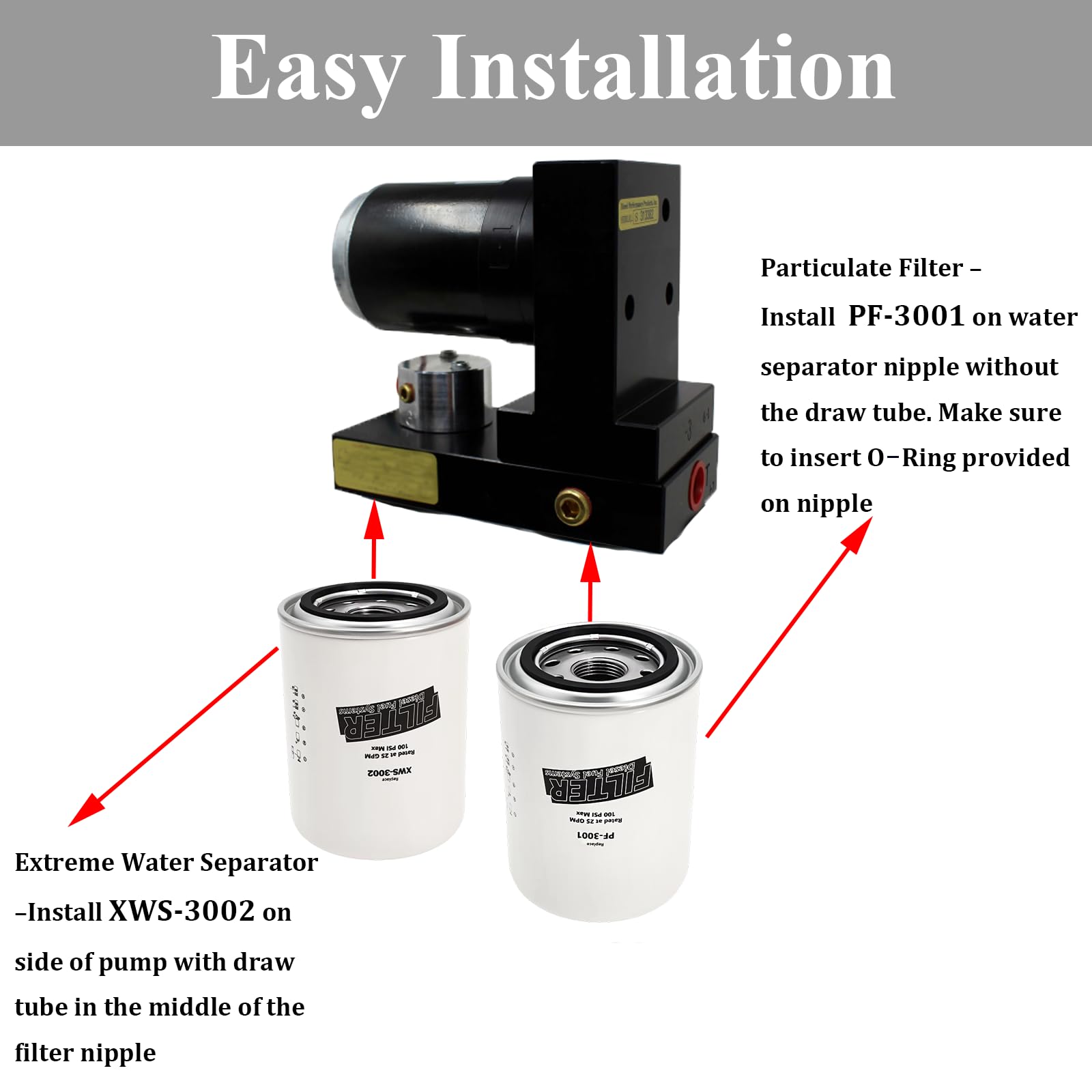 Amazon.com: Toolyuan XWS-3002 PF-3001 Water Separator Fuel Filter