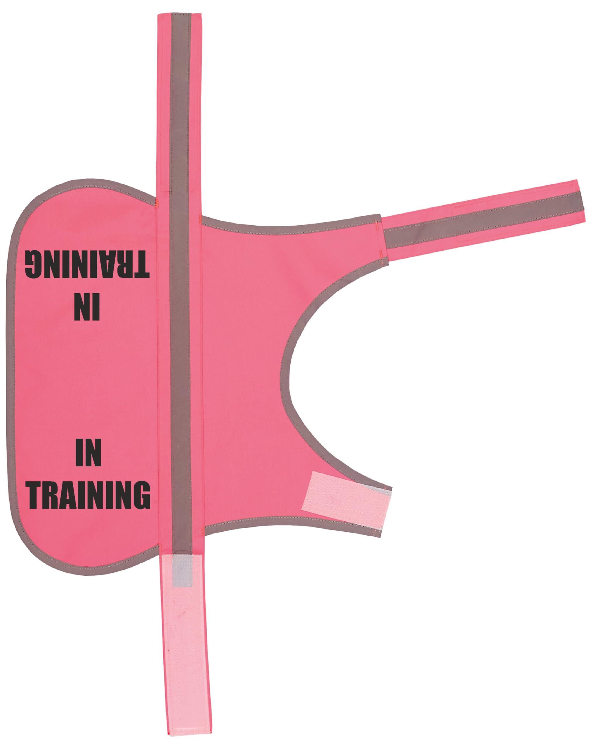 Flexi-Print In Training Dog Vest - Personalised Dog Hi Vis Vest Reflective Dog Coat, Service Dog Vest, Nervous Dog Products, Dog Hi Viz, Reactive Dog Warning, Dog Training Vest, Dog Walking — image 1