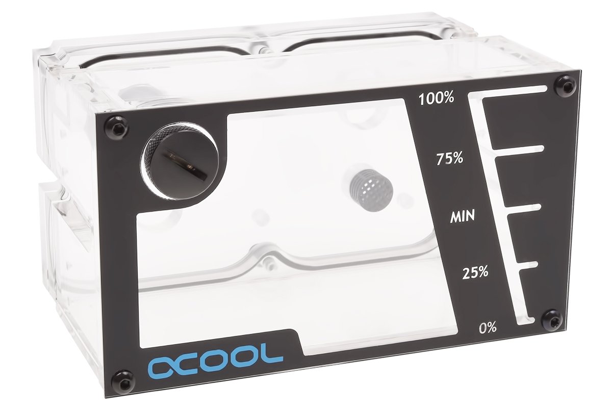 Repack Dual Bayres Rev.2 - liquid cooling system reservoir