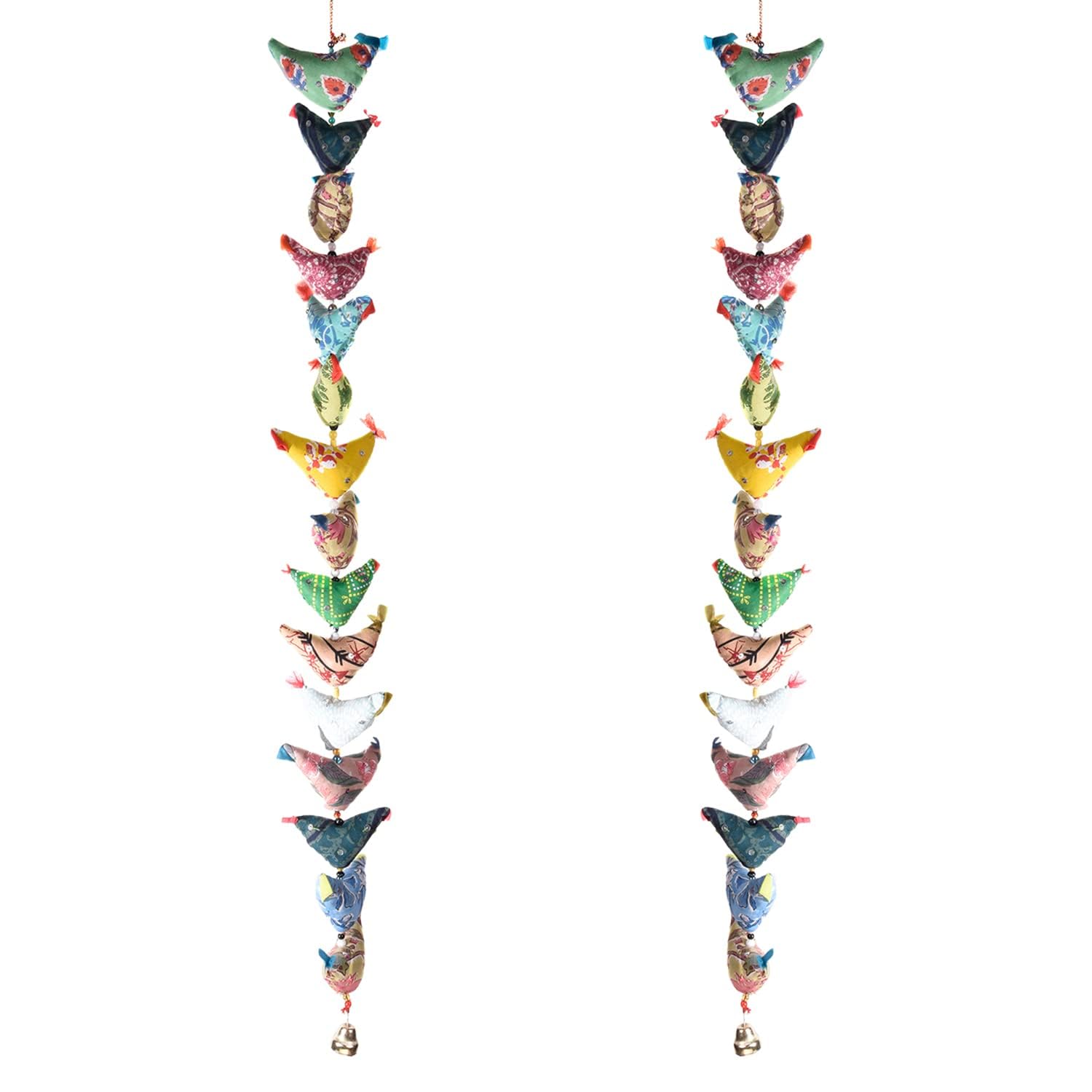 Bindian Wall Hanging Decoration for Home Decor | Home Decoration Items for Living Room | Rajasthani Handicraft Item | Wall Decor Items for Living Room, Bedroom & Balcony (Pack of 2, Bird)-image-38