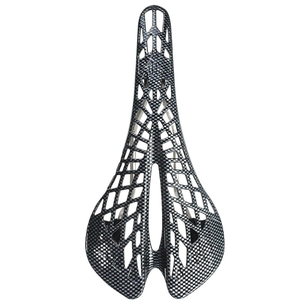 VFdthR Bike Seat Bicycle Saddle,Carbon Open Breathable Fiber Riding Seat Spider Bike Equipment