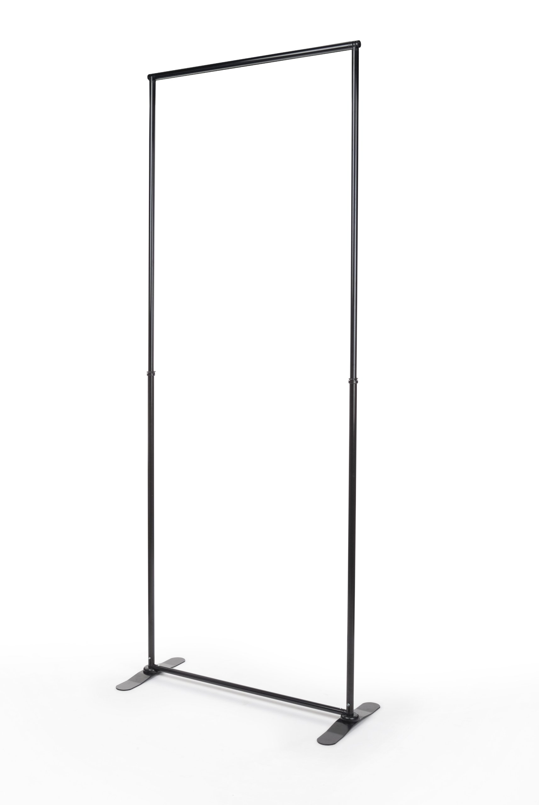 Amazon.com : Black Finish Steel Banner Stand Displays Signs