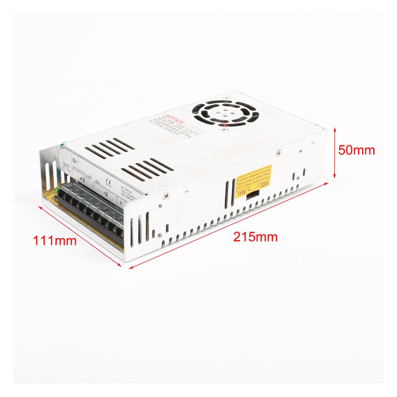 Inserire l'alimentatore a commutazione dell'uscita singola in ingresso AC a DC Alimentazione ACCENDIO AC DC Converter S-300 300W 24V 12V 15V 36V 48V Alimentatore Switching(15V)
