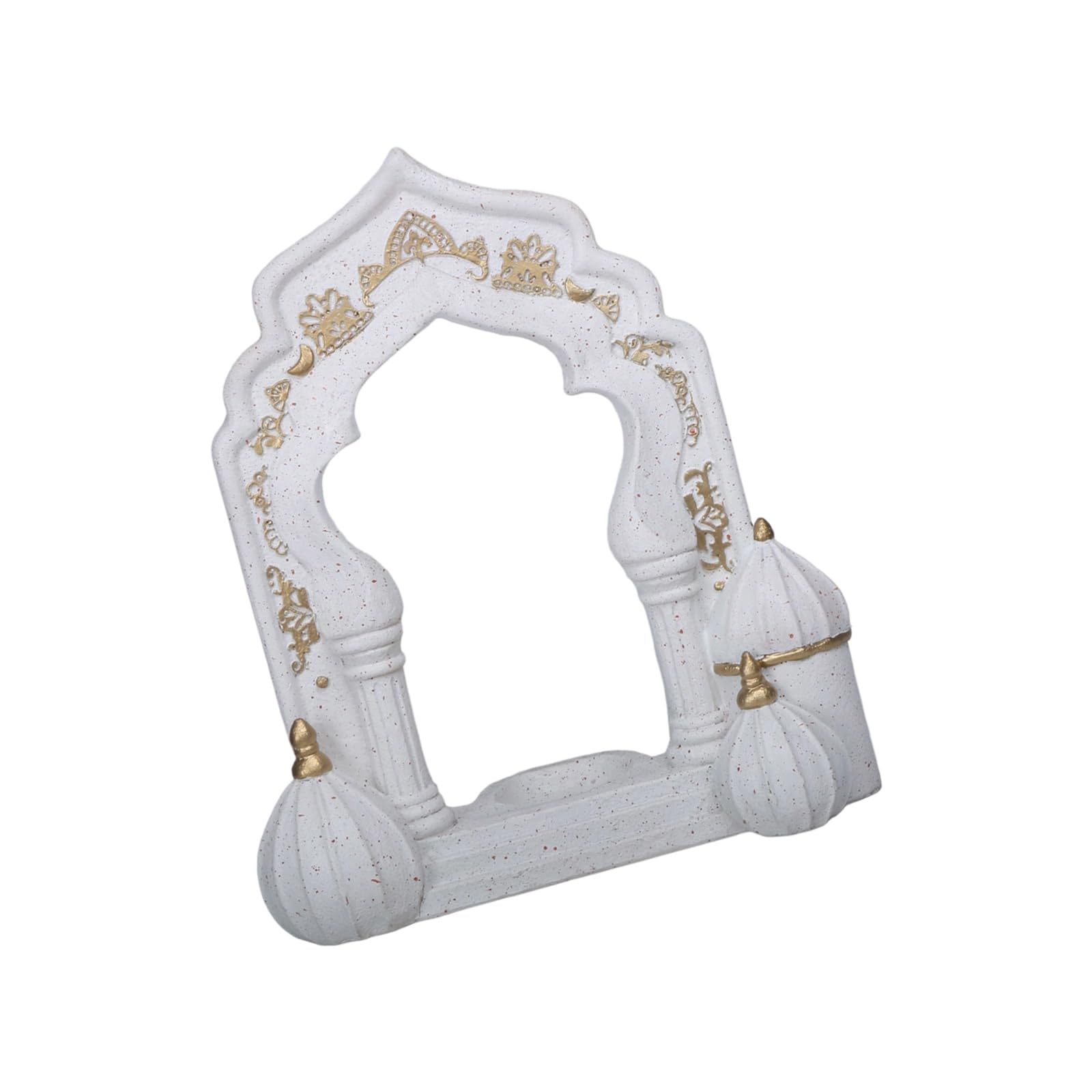 JUYAXIN Islamics Cultural Decors Resin Castles Sculpture Ramadans Ornament for Sophisticated Home and Workspaces Enhancement Gift Islamics Castles Sculpture