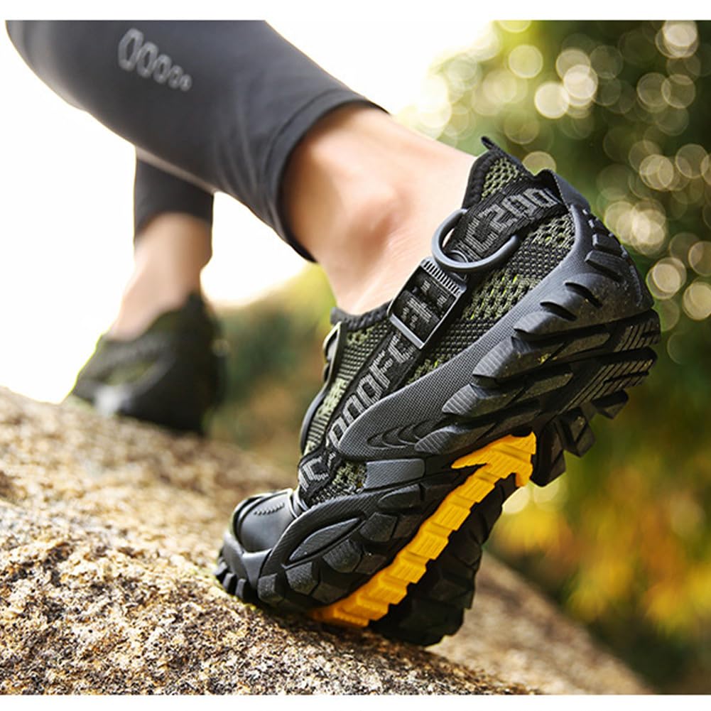 Orthotrekking Wanderschuhe, OrthopäDischer Wanderschuh FüR Senioren, Schuhe Mit DäMpfung, rutschfest, Atmungsaktiv Und Schmerzfreiem Gehen