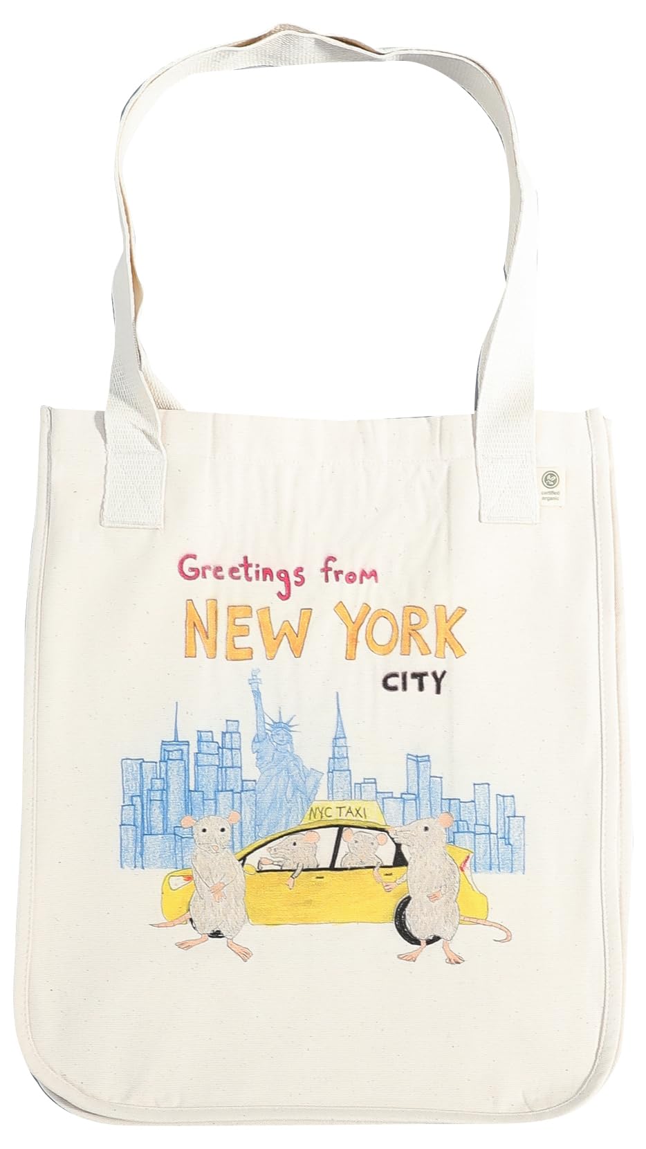 Unfortunate Portrait Greetings from New York Tote Bag