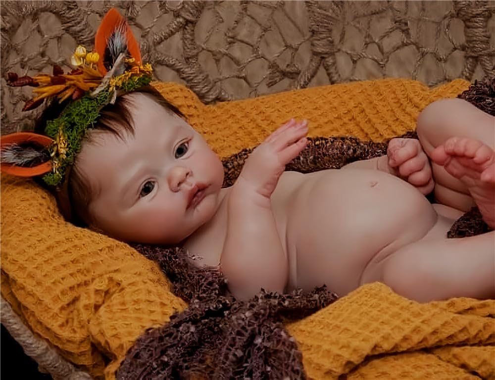 kgniess me Reborn Dolls Girl Reborn Baby - 20 Inch Handmade Lifelike Baby Doll Soft Vinyl Body Looks Like a Real Baby Reborn Girl