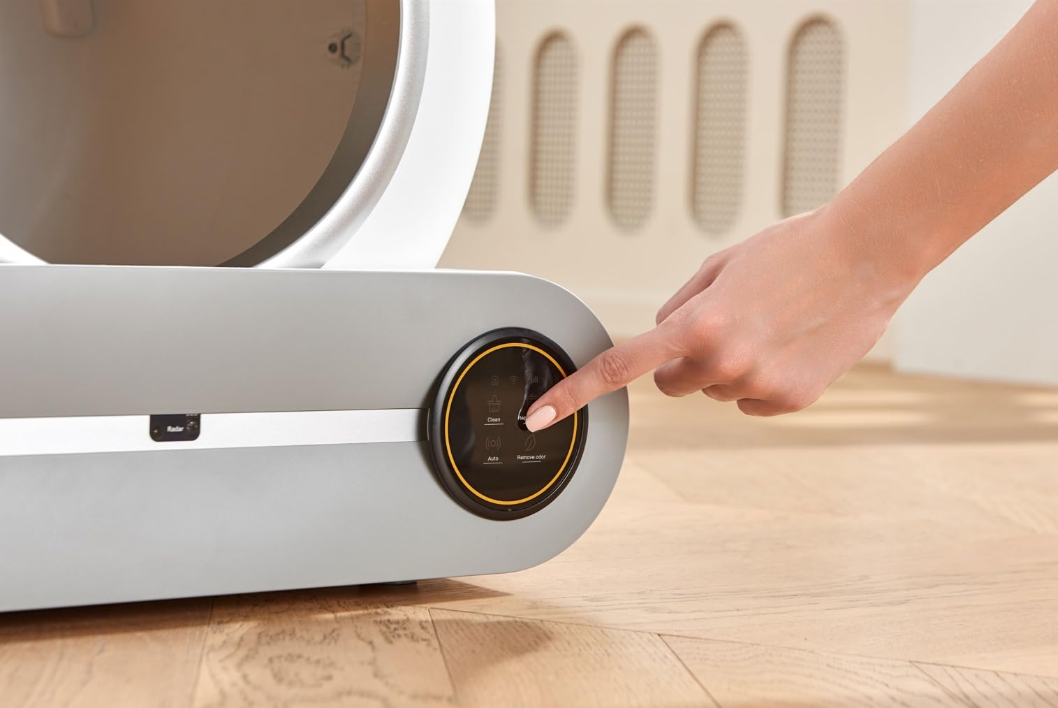 Litière Automatique pour Chat avec Détection Intelligente, Nettoyage Automatisé sans Odeur,Grand Bac Silencieux, Écran LED, Sûre et Hygiénique, Idéal pour Chats Moyens à Grands, Installation Facile