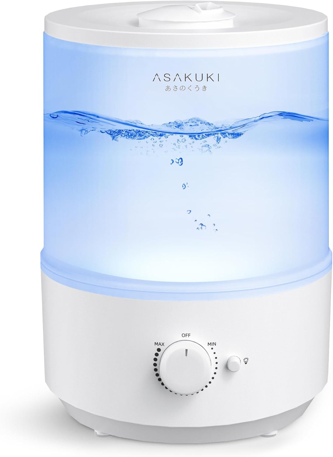 ASAKUKI Humidifier for Bedroom Large Room,3L Air Humidifier for Home