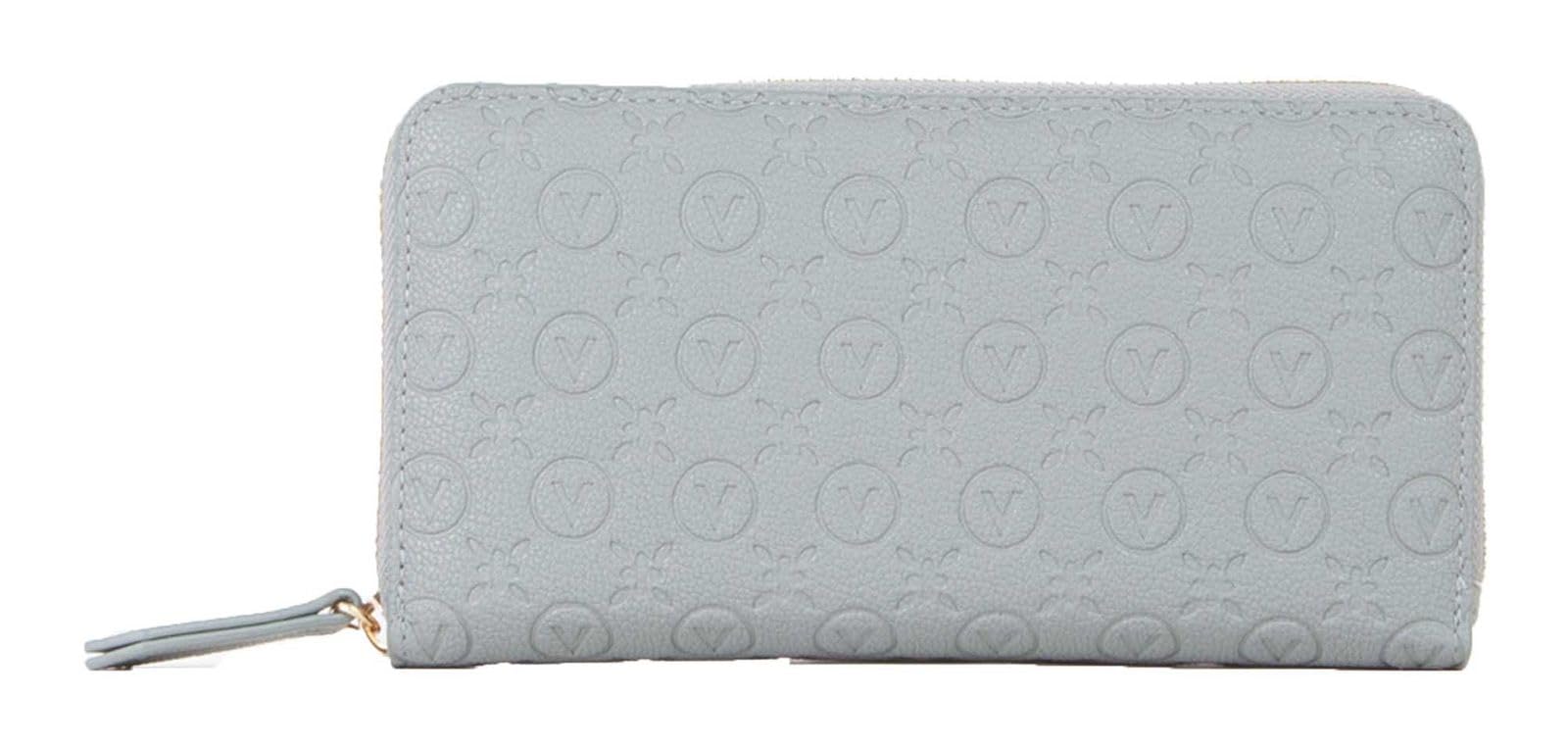Valentino Purse Samba Re Zip Around Wallet Grigio Gray