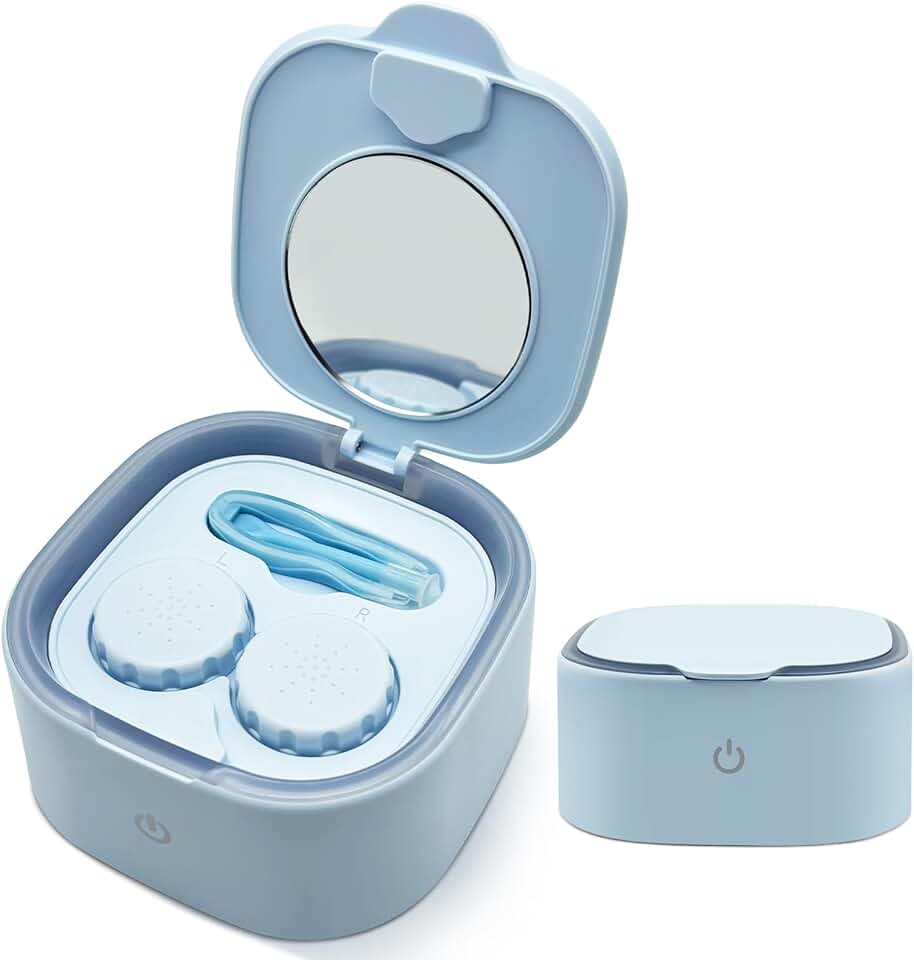 Limpador Mega Sonic Para Lentes De Contato, Silencioso E Colorido, Máquina De Limpeza De Pupilas