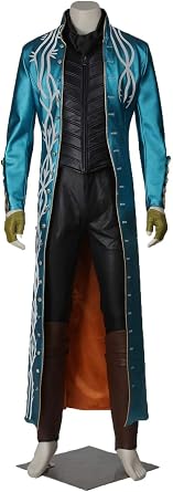 SYQ COMP Devil May Cry 3 DMC3 Vergil Devil May Cry Three Virgil Cosplay Costume, Cosplay Costume, Cosplay Costume, Anime Cultural Festival, Exhibition, Halloween, Party