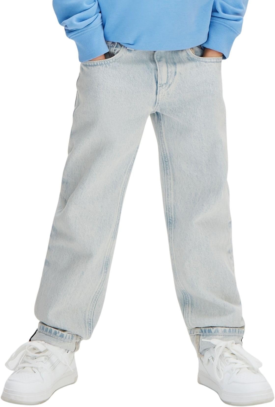 Calvin Klein Beckford Wash Blue Reg. Straight Lvcksjc44b - Otros Pantalones Vaqueros Niños