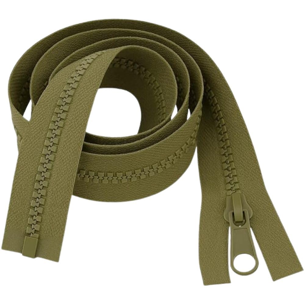 Giddy Square Chunky Zip: Heavy-Duty Olive 14" Zipper — Is it Worth the Investment?