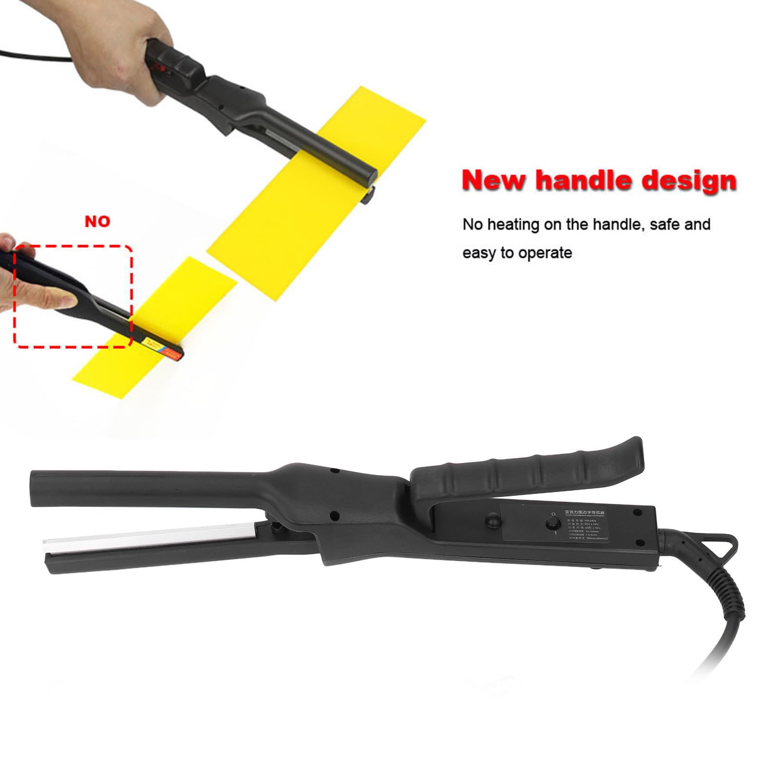 Acrylic Angle Bending Machine Manual Acrylic Letter Bender for Plastic PVC (US Plug)