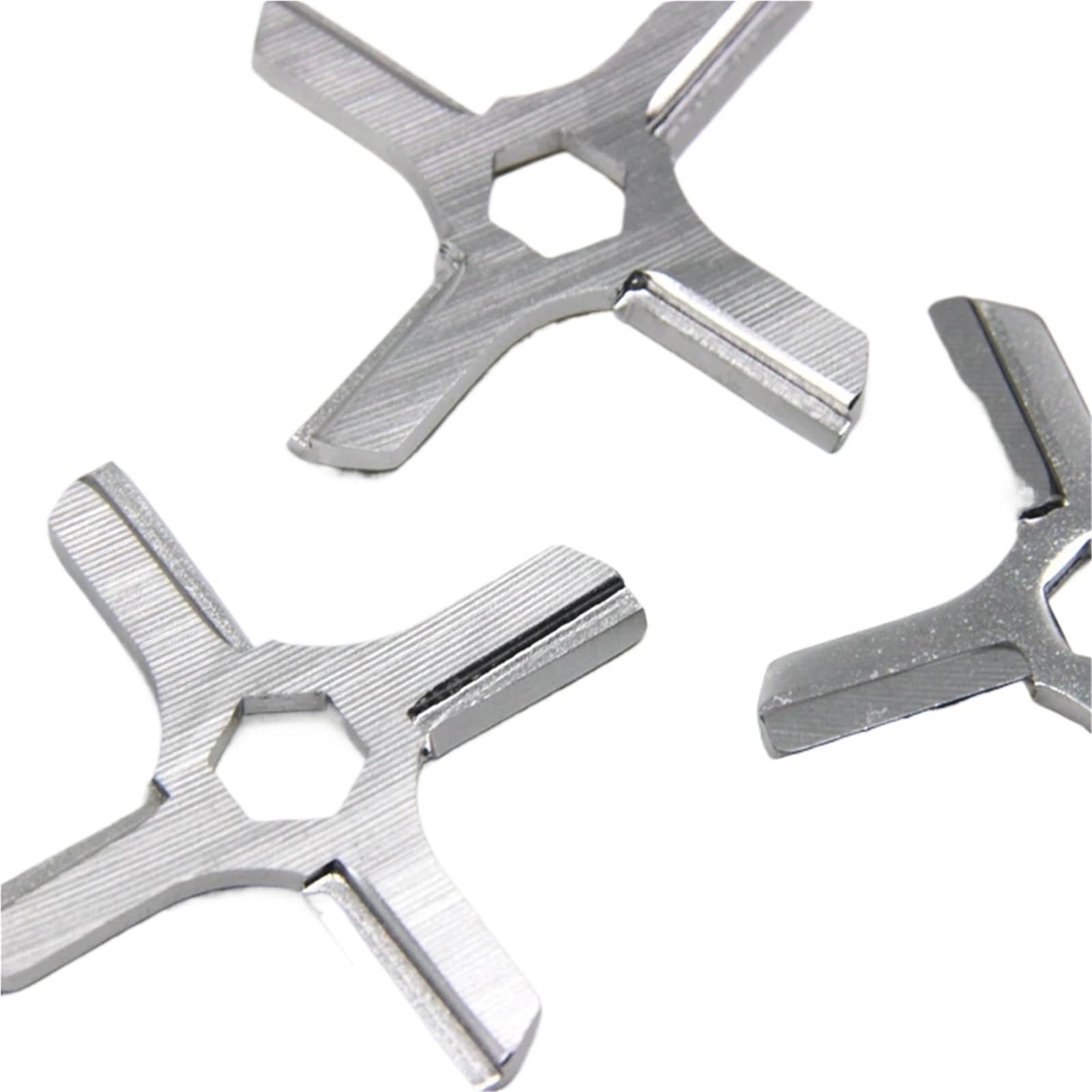 Compatible con Moulinex, Compatible con Krups, 3 uds., cuchilla picadora de carne con orificio hexagonal, cuchillo picador for HV3 A14 A15 F402 DI 1925