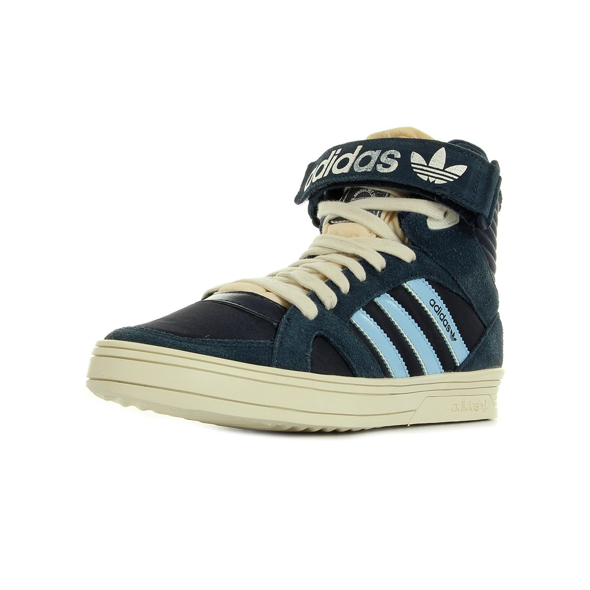 adidas Space Diver W - Q34966 - Color Navy Blue-Blue-Beige - Size: 7.5
