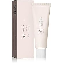 Organic Sunscreen 1pc SPF50+ PA++++ Riceand Probiotics | Skin Care Solution Suitable for All Skin Types Nourishing UV Barrier Protection