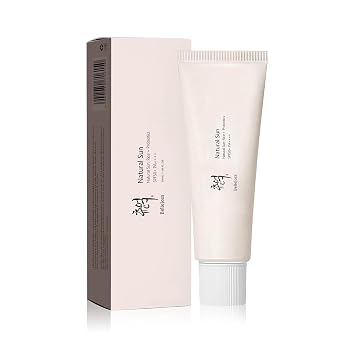 Organic Sunscreen 1pc SPF50+ PA++++ Riceand Probiotics | Skin Care Solution Suitable for All Skin Types Nourishing UV Barrier Protection